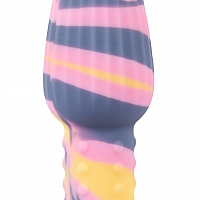 Анальная втулка трехцветная Joy Tricolour Butt Plug You2Toys