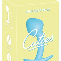 Анальная втулка голубая Cuties Plugs