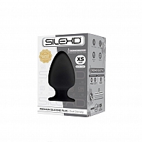 Анальная втулка черная SileXD Plug Model 1, XS