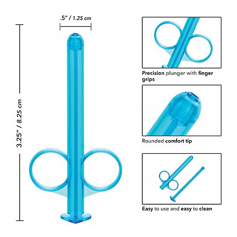Набор синих шприцов для введения лубриканта Lube Tube