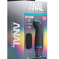 Анальный массажер с римминг эффектом Anal Adventures Platinum Plug 1,5"