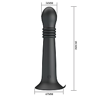 Интерактивный стимулятор с фрикциями и ротацией Stellan