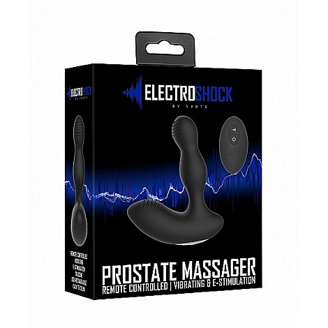 Массажер простаты с электростимуляцией и пультом ДУ Prostate Massager