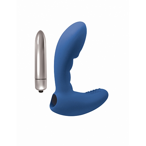 Стимулятор простаты с вибрацией Wonder Touch Blue