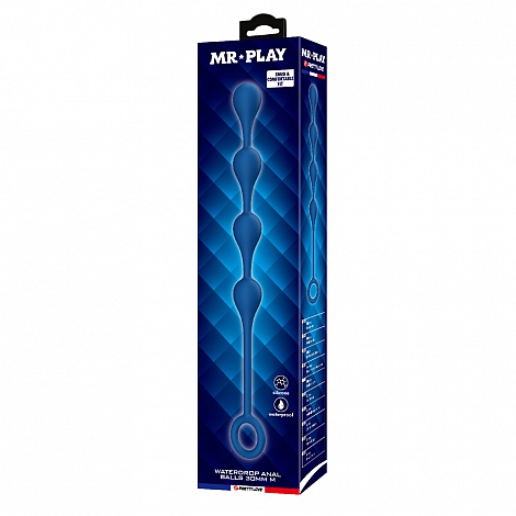 Анальная цепочка Mr. Play M, 33,5 см