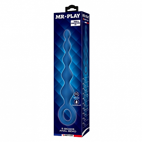 Анальная цепочка Mr. Play, 20,4 см