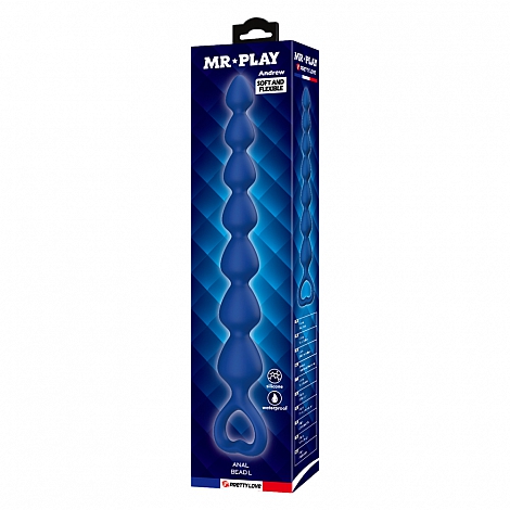 Анальная цепочка Mr. Play Andrew, 26,7 см