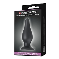 Анальная втулка Pretty Love Black, 15,4 см