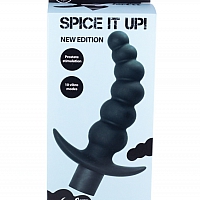 Анальная пробка с вибрацией Spice it up Ecstasy Black