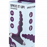 Анальная пробка с вибрацией Spice it up New Edition Splendor Wine red