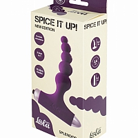 Анальная пробка с вибрацией Spice it up New Edition Splendor Ultraviolet