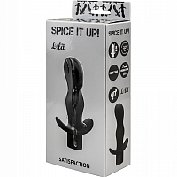 Анальная пробка с вибрацией Spice it up Satisfaction Black