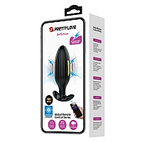 Анальная вибропробка с электростимуляцией и управлением через приложение Jefferson