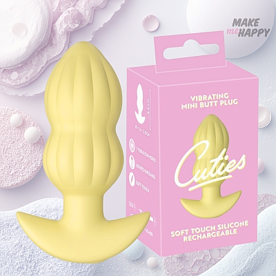 Мини анальная пробка с вибрацией Cuties
