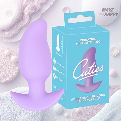 Мини анальная пробка с вибрацией Cuties