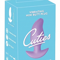 Мини анальная пробка с вибрацией Cuties