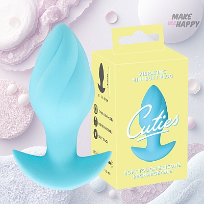 Мини анальная пробка с вибрацией Cuties