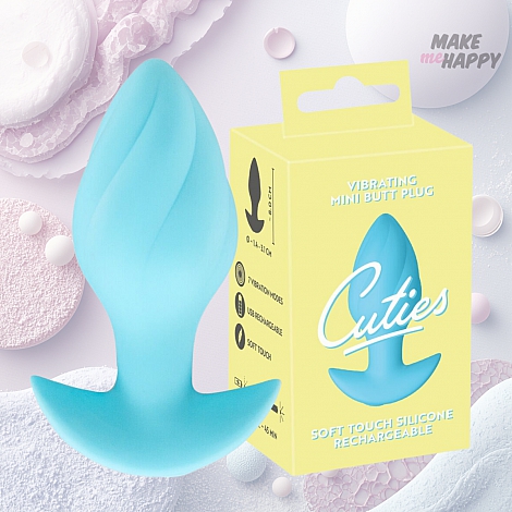 Мини анальная пробка с вибрацией Cuties