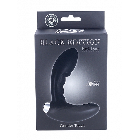 Стимулятор простаты с вибрацией Wonder Touch Black