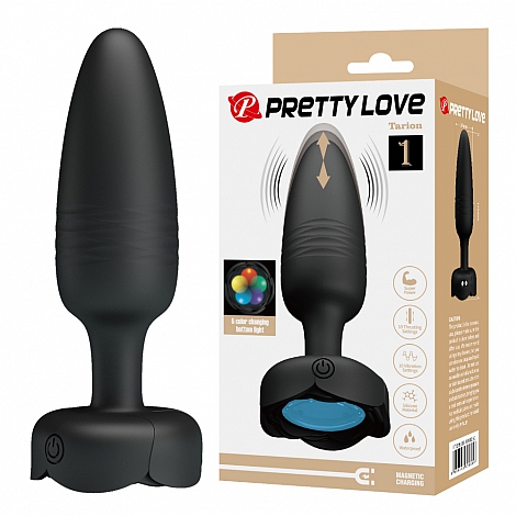 Анальный вибростимулятор с ротацией Tarion Pretty Love
