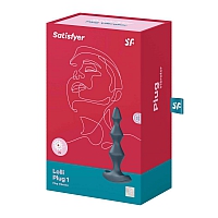 Анальный вибростимулятор Satisfyer Lolli Plug 1 серый