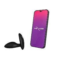 Эргономичная анальная пробка для ношения черная Ditto+ by We-Vibe