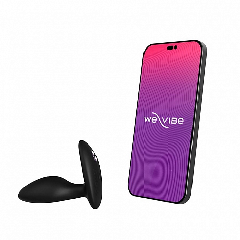 Эргономичная анальная пробка для ношения черная Ditto+ by We-Vibe