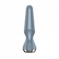Анальная пробка с вибрацией серая Satisfyer Plug Ilicious 2