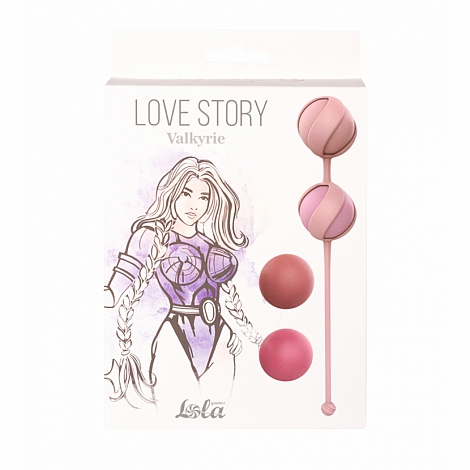 Набор сменных вагинальных шариков Love Story Valkyrie Pink