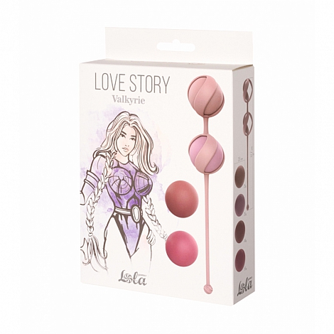 Набор сменных вагинальных шариков Love Story Valkyrie Pink