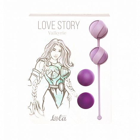 Набор сменных вагинальных шариков Love Story Valkyrie Purple