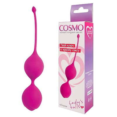 Силиконовые вагинальные шарики Cosmo