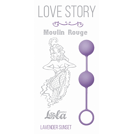 Вагинальные шарики Love Story Moulin Rouge Purple