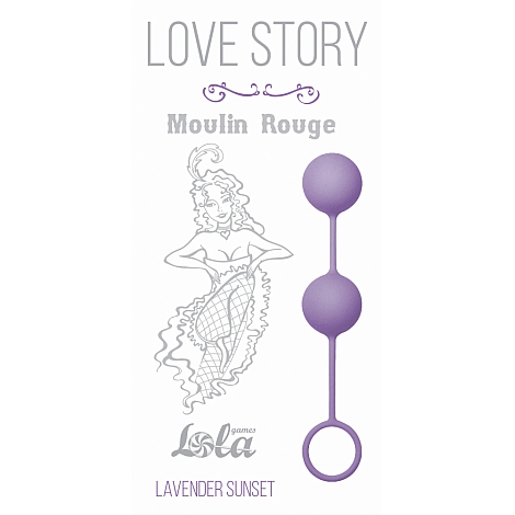 Вагинальные шарики Love Story Moulin Rouge Purple