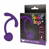Силиконовый вагинальный шарик Sweet Toys фиолетовый