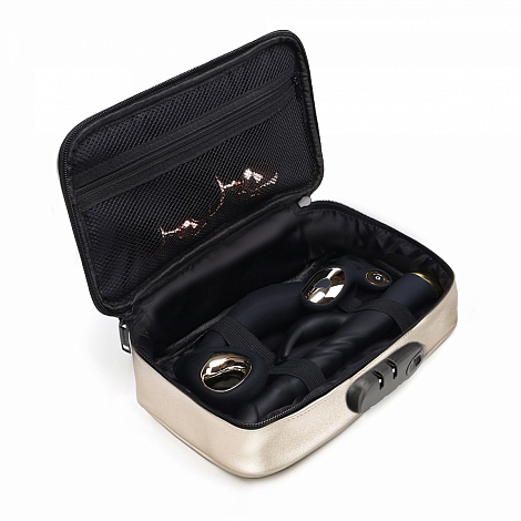 Сумочка для хранения игрушек Dorcel Discreet Box Luxury Gold
