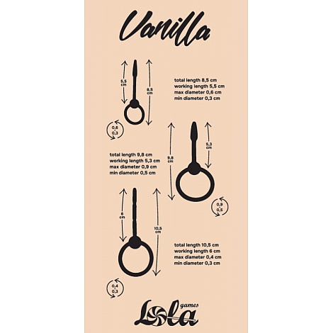 Набор уретральных массажеров Vanilla Spin