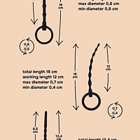 Набор уретральных массажеров Vanilla Twist