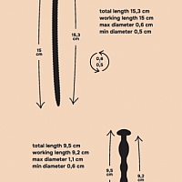 Набор уретральных массажеров Vanilla Bolt
