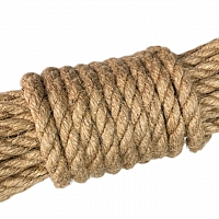 Бондажная веревка для шибари техник и связывания, 10 метров, джут