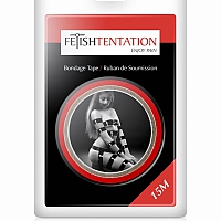 Красный скотч для фиксации Fetish Tentation, 15 метров