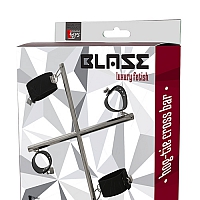 Металлическая распорка с манжетами для фиксации рук и ног Blaze Hog Tie Cross Bar