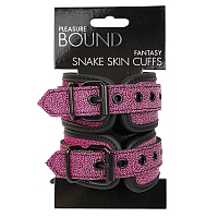 Наручники розовые Fantasy Snake Skin Cuffs