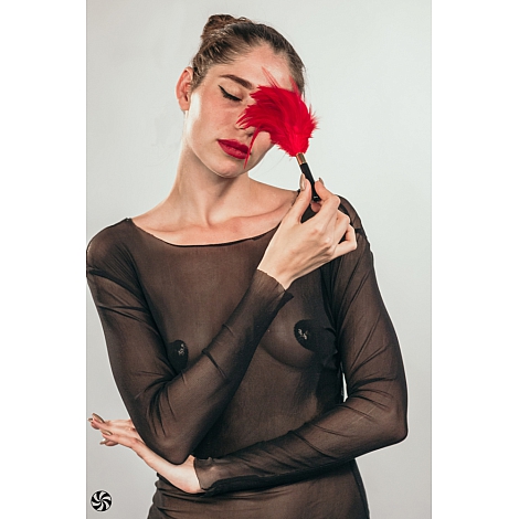 Тиклер Burlesque Plume Red