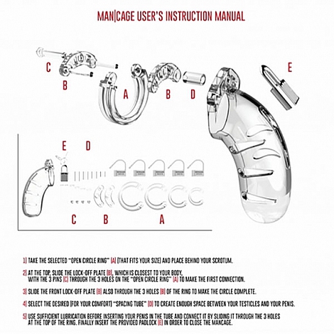 Мужской пояс верности Cock Cage Model 05