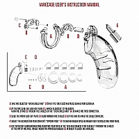 Мужской пояс верности Cock Cage Model 04