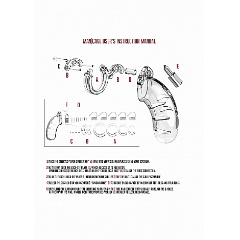 Мужской пояс верности Cock Cage Model 04