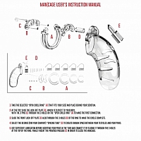 Мужской пояс верности Cock Cage Model 06