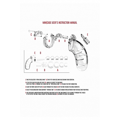 Мужской пояс верности Cock Cage Model 06