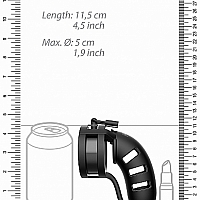 Мужской пояс верности Sil Cage Ballsplitter Model 19 Chastity